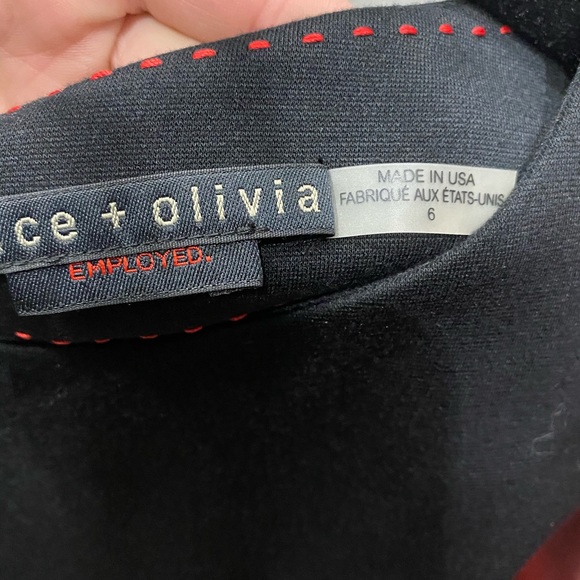 Alice + Oliva Black Work/Office Dress - sz 6 NWT - Picture 4 of 6